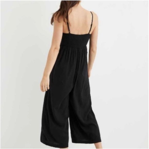 Aerie Gauze Crop Jumpsuit with Pockets Size Small - Picture 5 of 10